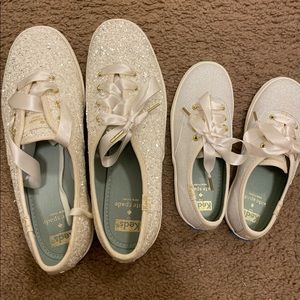 keds x kate spade new york triple glitter sneakers
